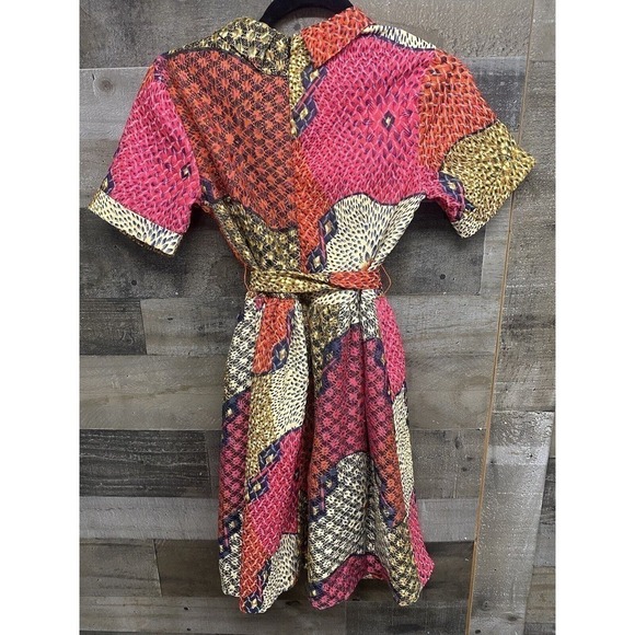 $298 Anthropologie Legend & Song Dutch Wax Pili Dress 2 by Doreen Mashika - Picture 5 of 8